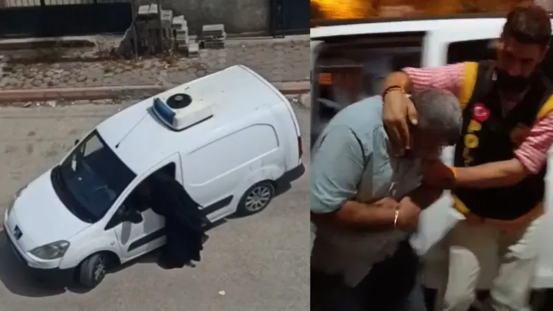 Çay Kavgası Kanlı Bitti! Eşini Sokakta Feci Şekilde Dövdü