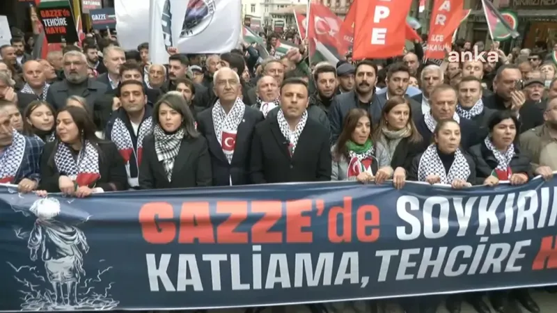 CHP'nin Filistin Yürüyüşüne Polis Engeli! Halkın Sesi Neden Kısıldı?
