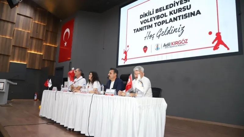 Dikili'de Voleybol Rüzgarı: Altyapı Kursları Rekor Taleple Başladı!