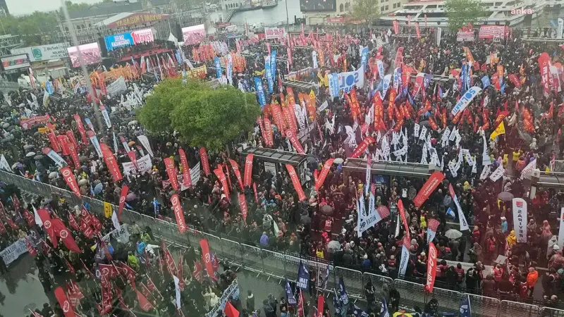 1 Mayıs'ta Coşku: DİSK, KESK, TMMOB, TTB'den Haykırış!