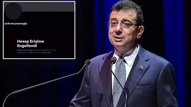 İmamoğlu'nun X Hesabına Şok Engel! Başsavcılık Ne Diyor?