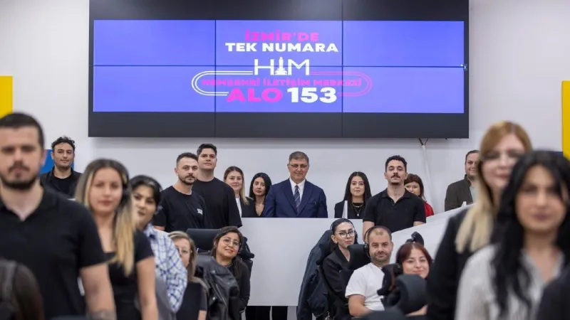 Alo 153 İzmir'in Nabzını Tutuyor! Başkan Tugay'dan HİM'e Ziyaret