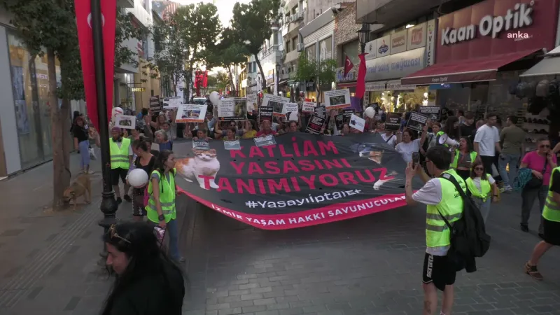 İzmir'de Hayvanseverler Ayaklandı! Katliam Yasasına Büyük Tepki