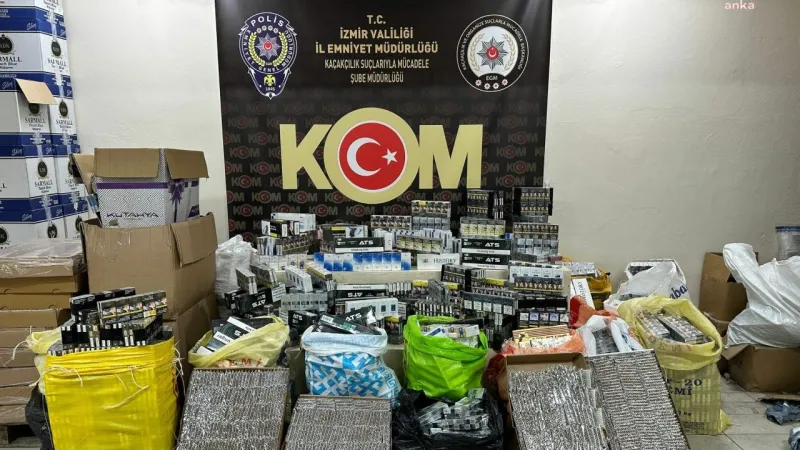 İzmir'de Kaçak Operasyonu! 6.5 Milyon TL'lik Vurgun
