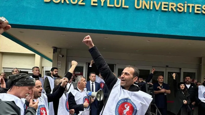 İzmir'de Sağlık Çalışanları Ayakta! DEÜ'de TİS Krizi Tırmanıyor