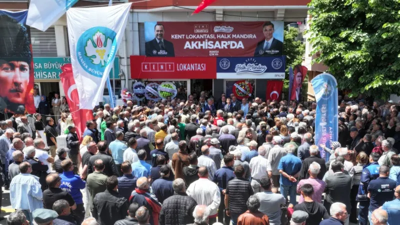 Akhisar'da Ucuz Lezzet: Kent Lokantası 50 TL! Halk Mandıra Açıldı