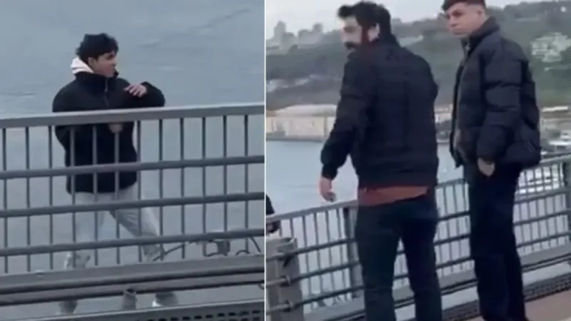 Röportaj Adam Kurtardı! Köprüde İntihar Girişimine Şok Müdahale