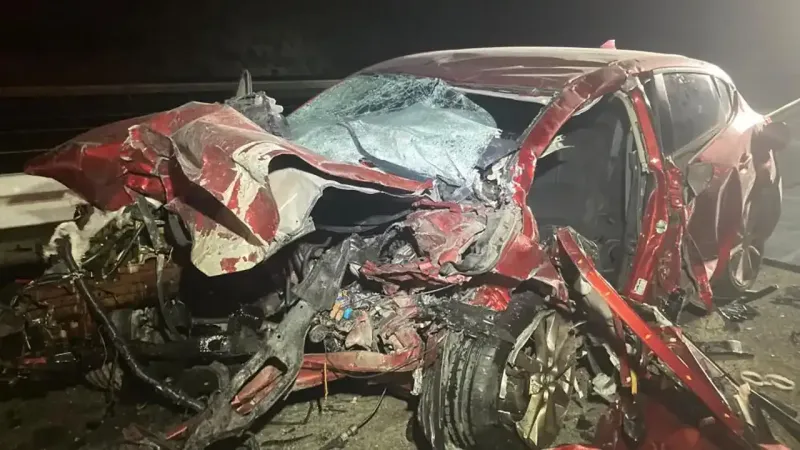 Ankara'da Kan Donduran Kaza! Otoyolda 4 Ölü, 1 Yaralı