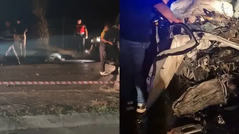 Alanya'da Feci Kaza: Servis Aracı ve Otomobil Çarpıştı! 2 Ölü