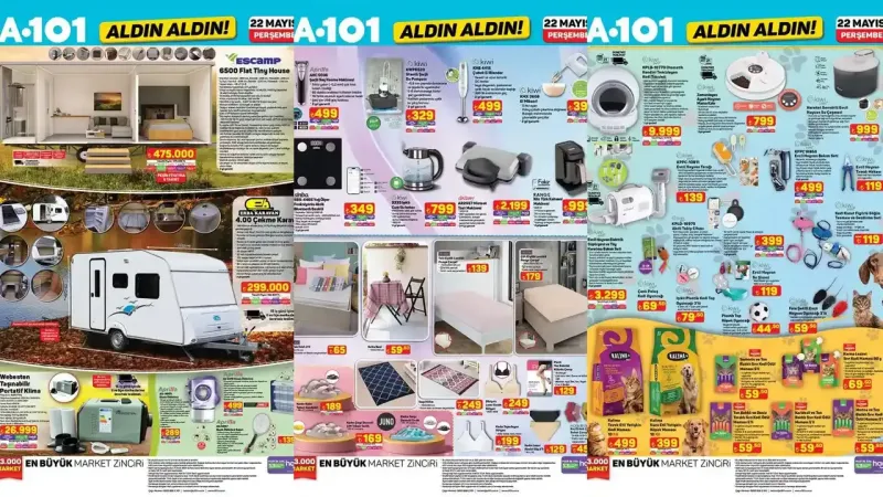 A101'de Yaz Sürprizi! Taşınabilir Klima ve Daha Fazlası Geliyor!
