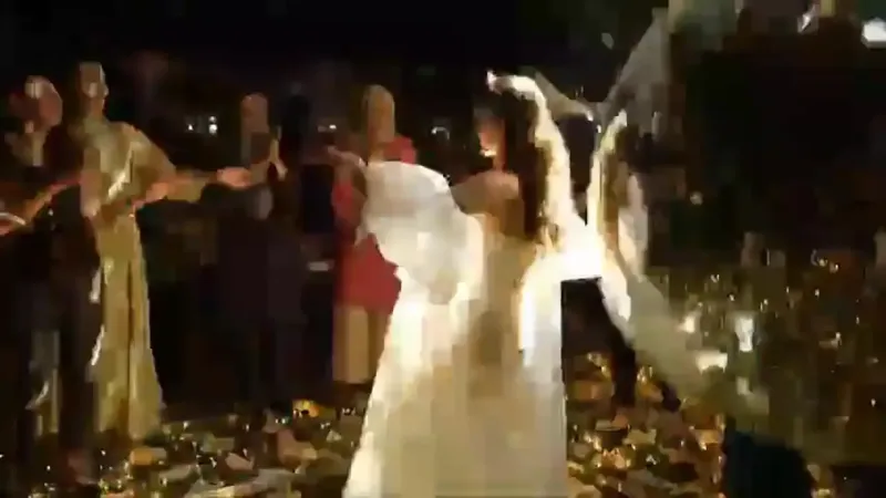 Kına Gecesi Kabusa Döndü! Disko Topu Gelinin Üzerine Düştü!