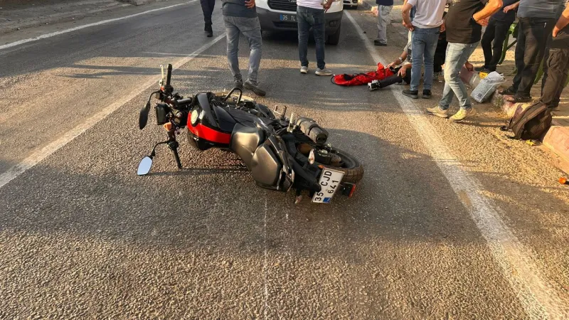 Ödemiş'te korkutan kaza: 2 kişi yaralandı