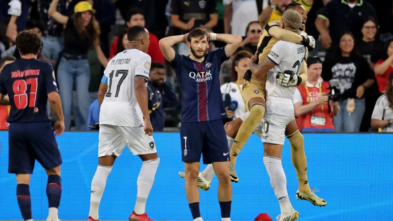 PSG'yi de yenerler, Botafogo tarih yazdı