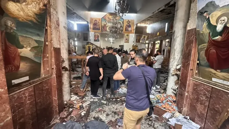 Şam’da kiliseye saldırı düzenlendi: Çok sayıda kişi hayatını kaybetti