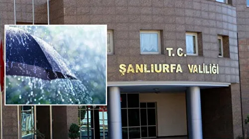 Şanlıurfa Valiliğinden vatandaşlara sel ve su baskını uyarısı