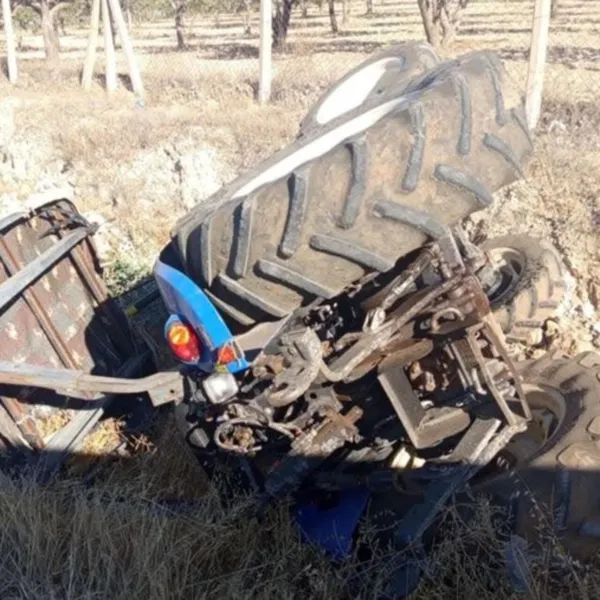 Şanlıurfa'da traktör devrildi: 1 ölü, 4 yaralı