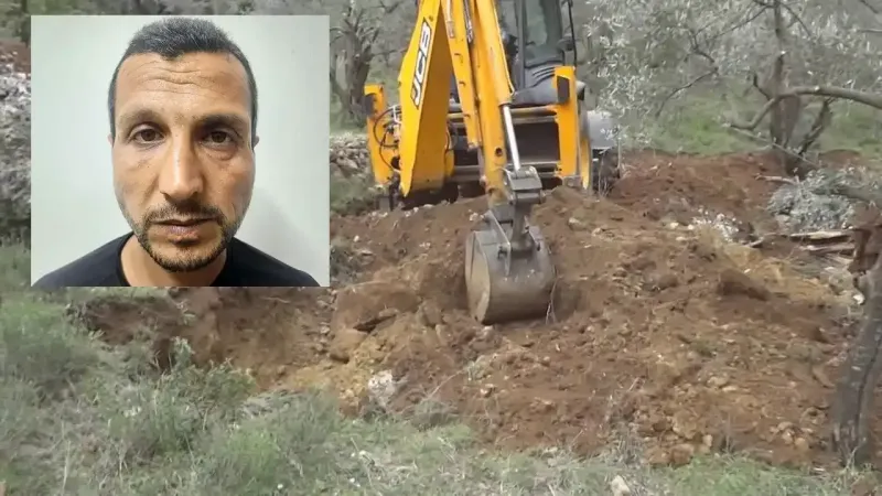 Seferihisar'da korkunç olay: Kendi mezarını kazmış