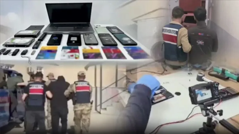 Siber suç operasyonu: 61 tutuklama
