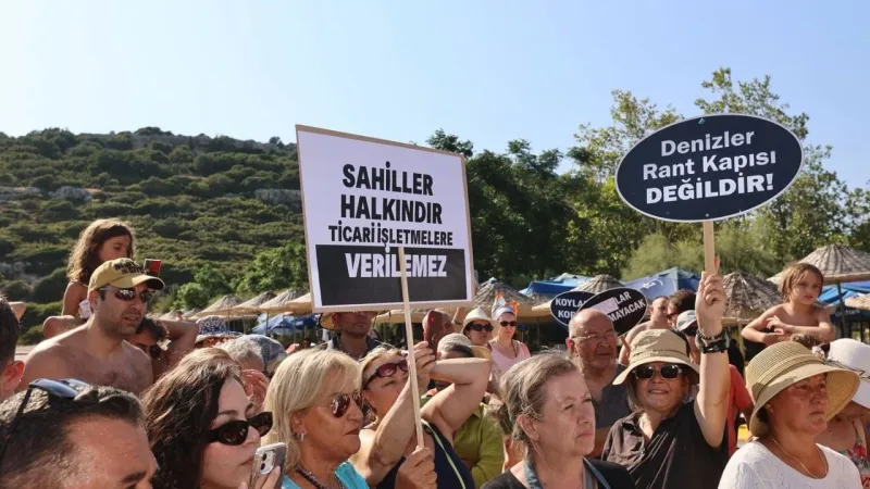 Urla'da sahil krizi büyüyor! Altınköy Koyu kapatılıyor mu?
