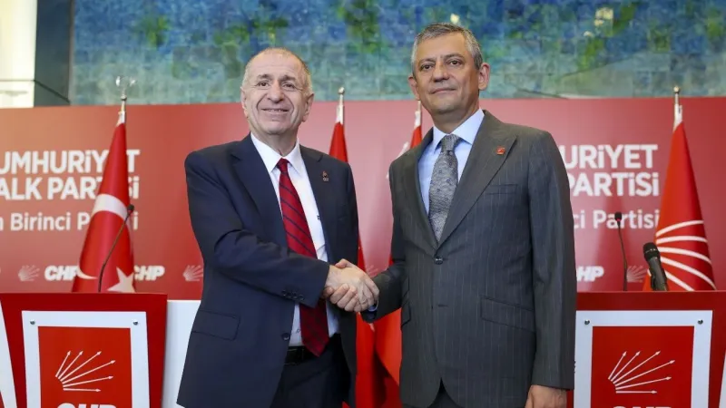 Zafer Partisi Genel Başkanı Ümit Özdağ'dan CHP Genel Başkanı Özgür Özel'e ziyaret
